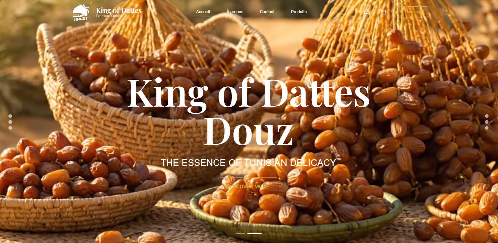 King of Dattes - E-commerce Platform