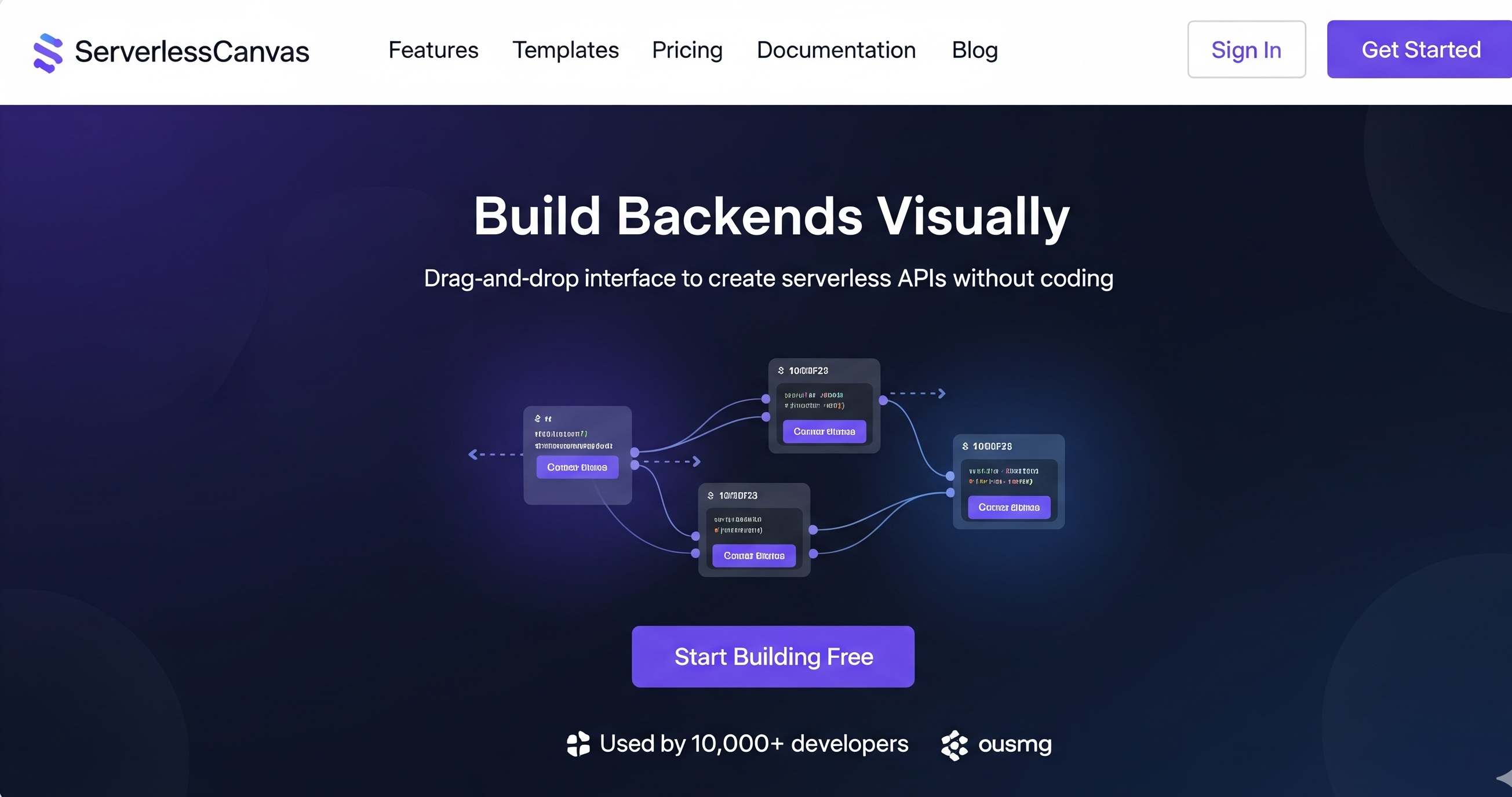 ServerlessCanvas - Visual Workflow Editor